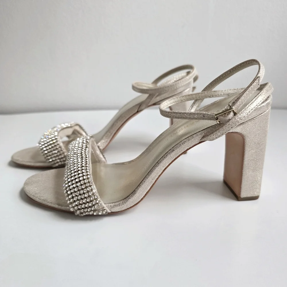 Loeffler Randall Shay Rhinestone Heels 7